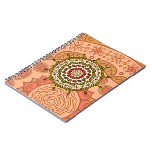 Mehndi Fantasy Gold Notebook Notizblock