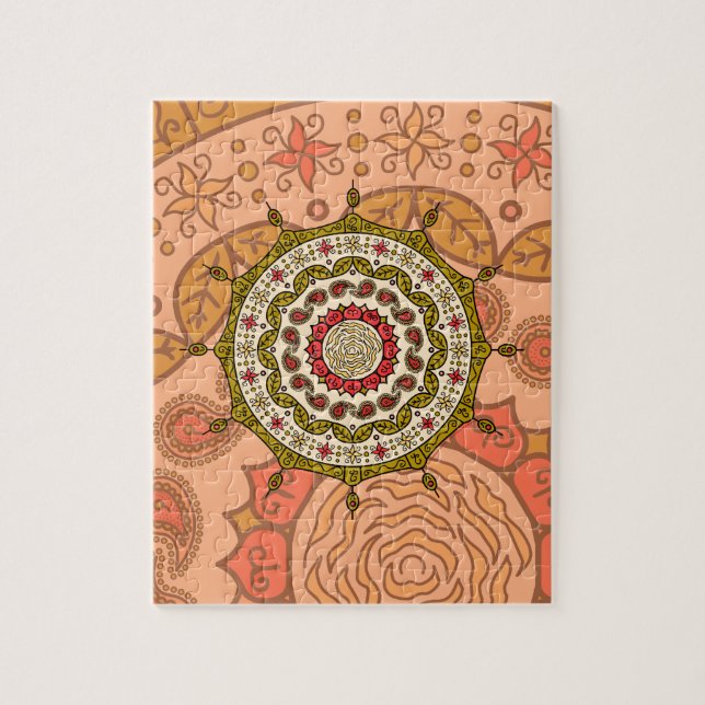Mehndi Fantasy Gold Puzzle (Vertikal)