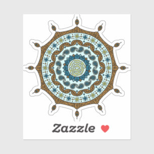 Mehndi Fantasy Kupfer Contour Sticker