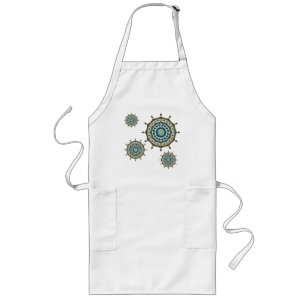 Mehndi Fantasy Kupfer-Schürze Lange Schürze
