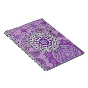 Mehndi Fantasy Silver Notebook Notizblock