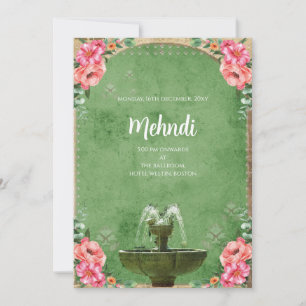 Mehndi invitation Le mariage indien numérique invi
