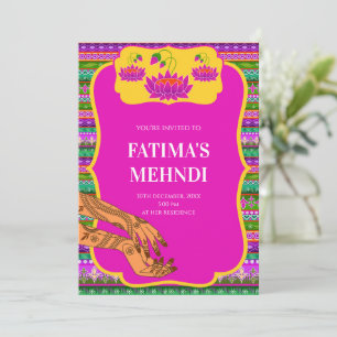 Mehndi-Party-Einladungen & Henna-Party-Einladungen Einladung