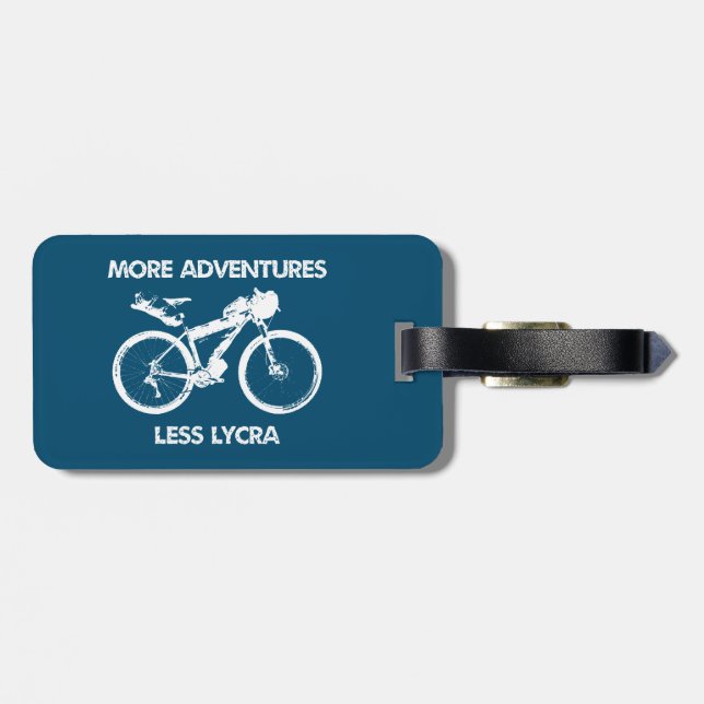 Mehr Abenteuer weniger Lycra Bikepacking Gepäckanhänger (Rückseite horizontal)