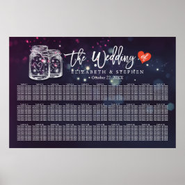 Mehr als 30 Tische Hochzeitskronensichter Mauerwer Poster