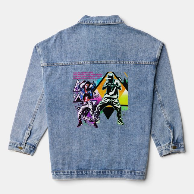 'Mehr als Beats' Denim Jacket Jeansjacke (Rückseite)