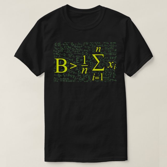 Mehr als das durchschnittliche Mathematikgeschenk  T-Shirt (Design vorne)