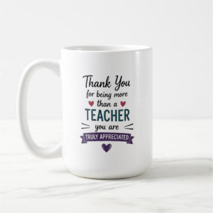 Mehr als ein Lehrer, der Persönliches wirklich sch Kaffeetasse