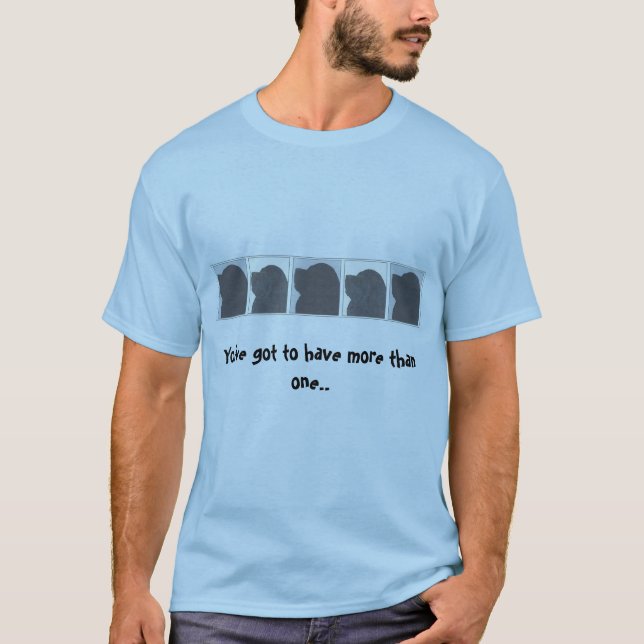 Mehr als ein Neufundland-Shirt T-Shirt (Vorderseite)