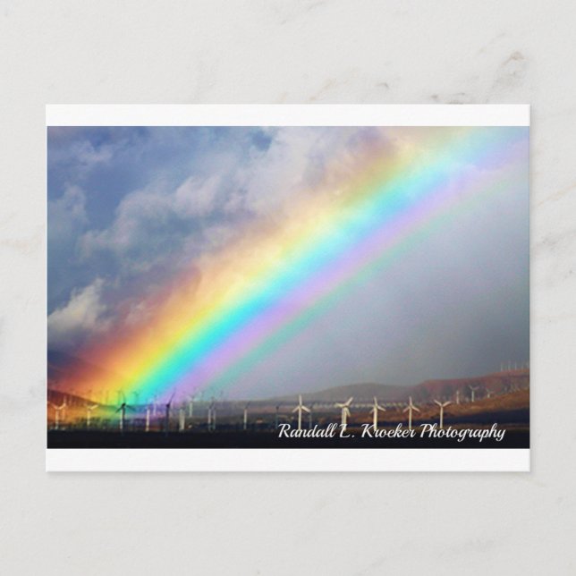 Mehr als ein Regenbogen! Postkarte (Vorderseite)