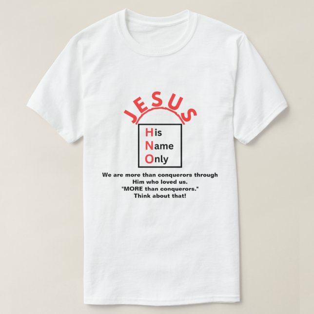 Mehr als Eroberer T-Shirt (Design vorne)