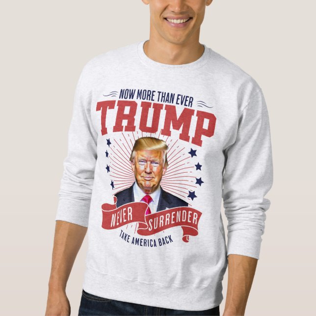 Mehr als je haben wir Amerika zurück genommen Sweatshirt (Vorderseite)