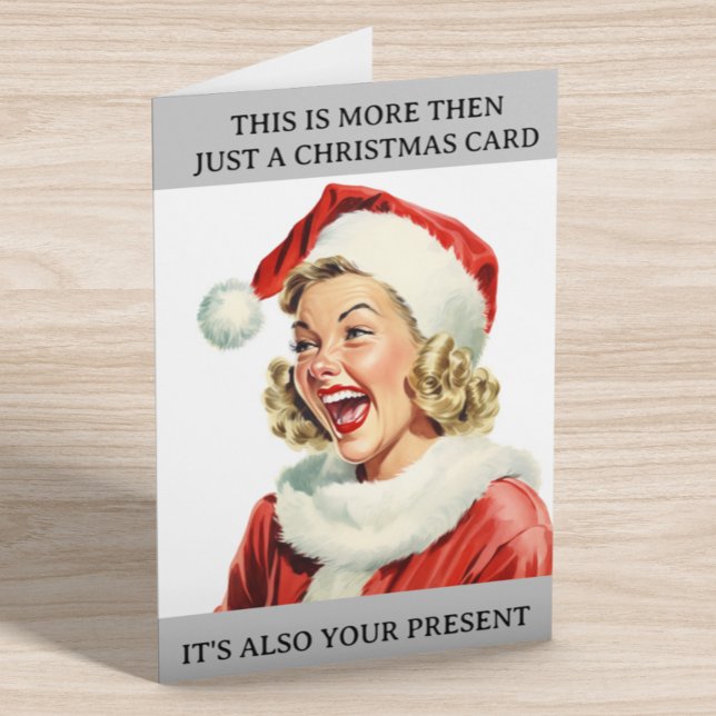Mehr als nur eine Weihnachtskarte Karte (Von Creator hochgeladen)