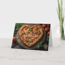 MEHR ALS PIZZA, LIEBESKARTE DANKESKARTE