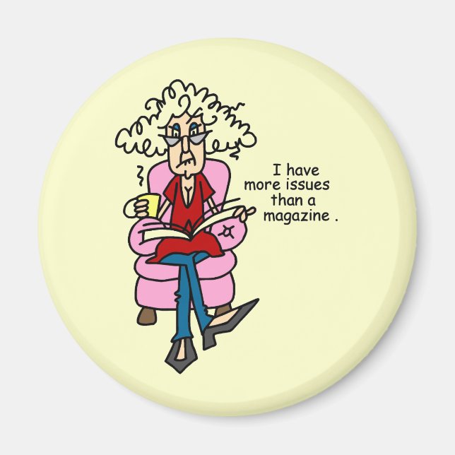 Mehr Ausgaben als ein Magazin-Spaß Magnet (Vorne)