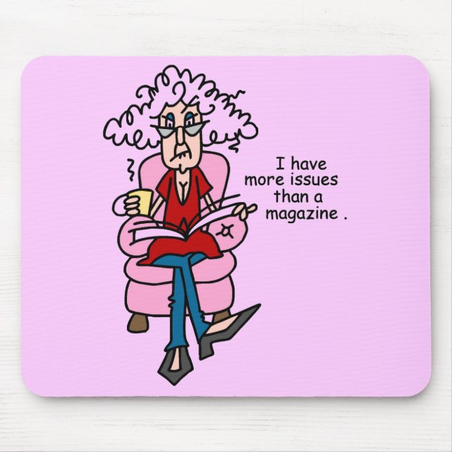 Mehr Ausgaben als ein Magazin-Spaß Mousepad (Vorne)