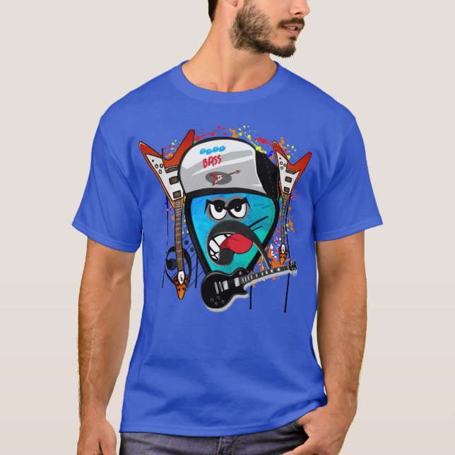 Mehr Bass Clef 2.0 Rock T-Shirt (Vorderseite)