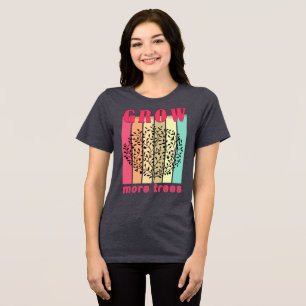 mehr Bäume pflanzen Tri-Blend Shirt