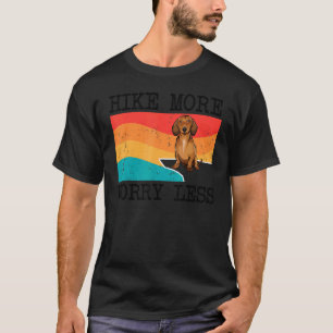 Mehr Besorgnis erregende weniger braune Dackel Gra T-Shirt