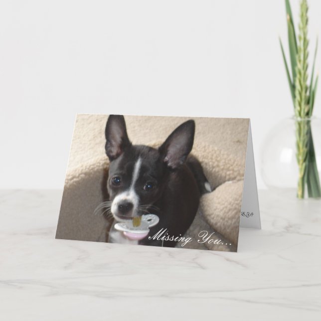 mehr Bilder 008, Vermisst Sie... Karte (Vorderseite)