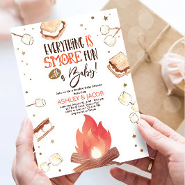Mehr Bonfire Smore Fun Couples Kinderdusche Einladung