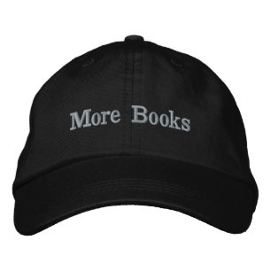 Mehr Bücher bestickt Bestickte Baseballkappe