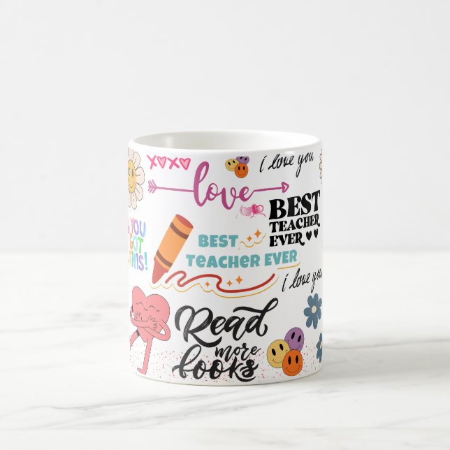 mehr Bücher lesen Kaffeetasse (Mittel)