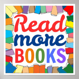 Mehr Bücher lesen Poster