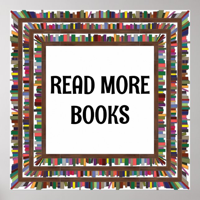 Mehr Bücher lesen Poster (Vorne)