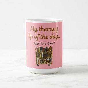 Mehr Bücher lesen – Tasse für Bücherliebhaber 