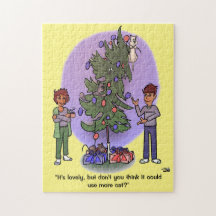 Mehr Cat Holidays Jigsaw Puzzle