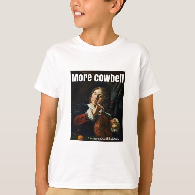 Mehr Cowbell T-Shirt (Vorderseite)