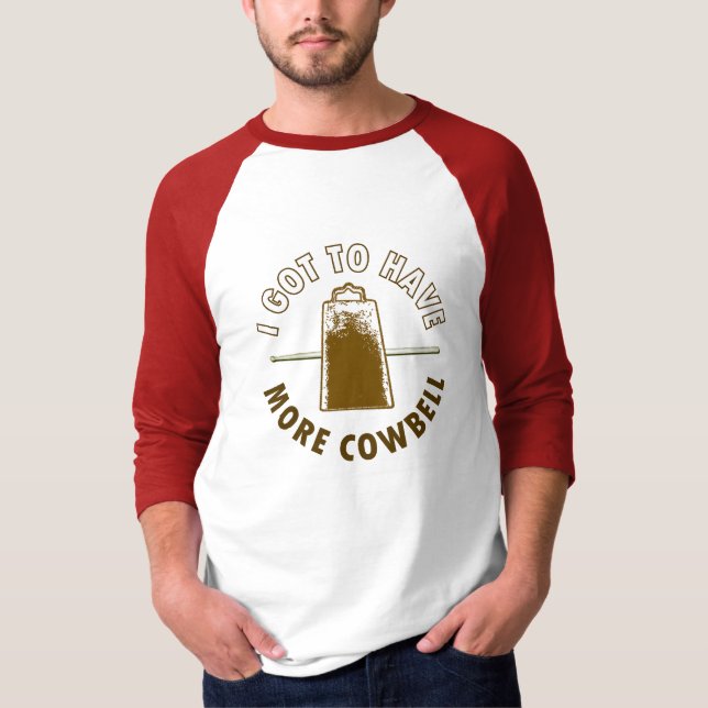 MEHR COWBELL - T-Shirt (Vorderseite)