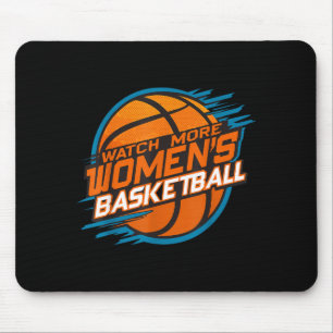 Mehr Damenbasketball schauen Frauen unterstützen Mousepad