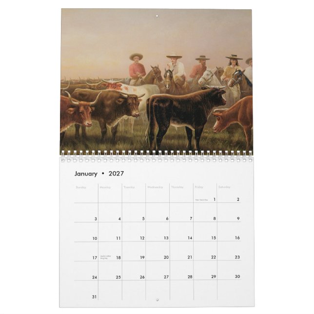 Mehr des Olds West2014 Kalender (Jan 2027)