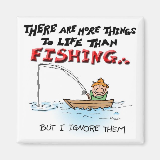 Mehr Dinge als Fischen Magnet (Vorne)