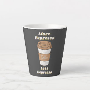 Mehr Espresso Weniger Depresso Milchtasse
