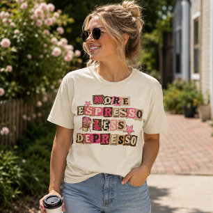 Mehr Espresso, weniger Depresso Tri-Blend Shirt