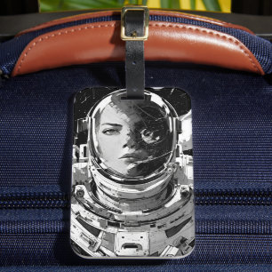 Mehr Fantasie: Der erstaunliche Girl-Astronaut Gepäckanhänger