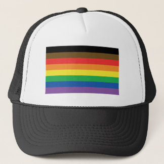 Mehr färben mehr Stolz-Regenbogen kundengerechtes Truckerkappe