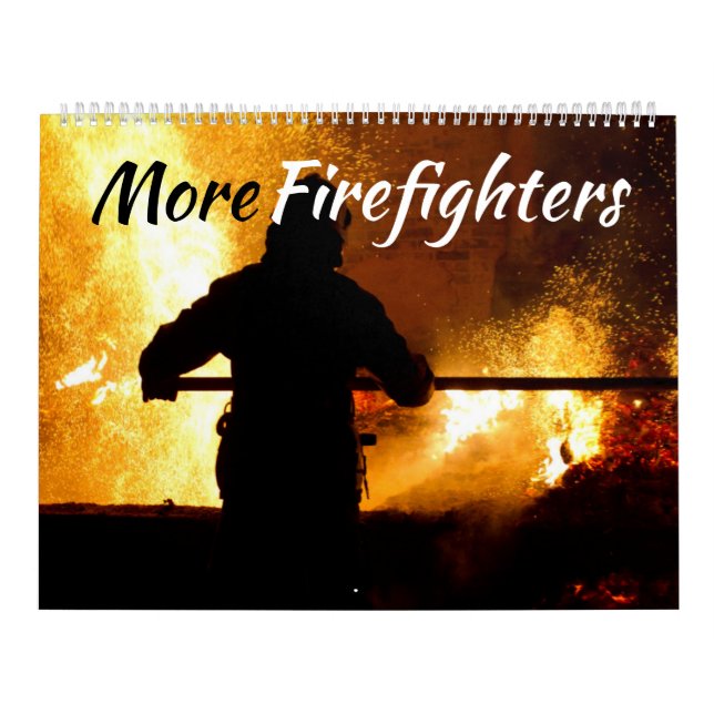 MEHR Feuerwehrleute und Flammenkalender Kalender (Titelbild)