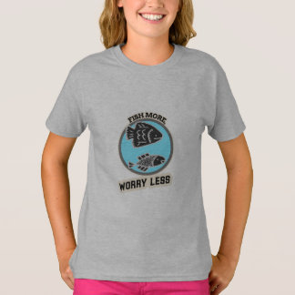 Mehr Fischen Weniger Sorgen T-Shirt