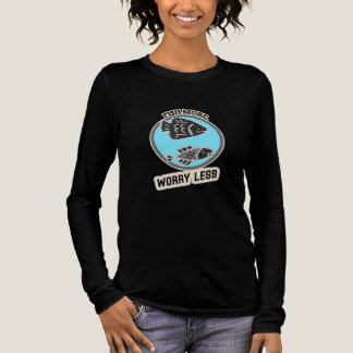 Mehr Fischen Weniger Sorgen Tri-Blend Shirt