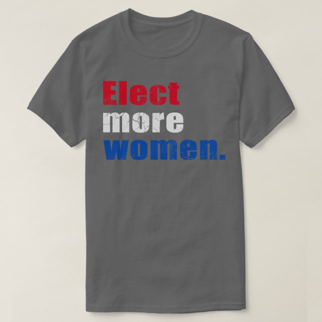 Mehr Frauen 2020 wählen T-Shirt (Design vorne)