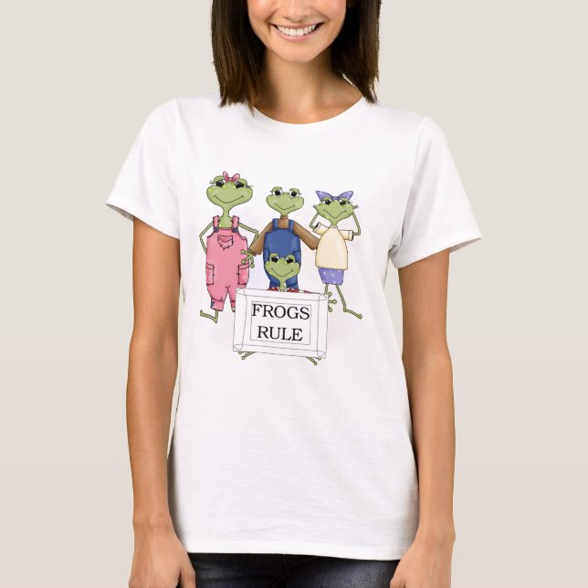 Mehr Frosch-Regel-T-Shirts und Geschenke T-Shirt (Vorderseite)