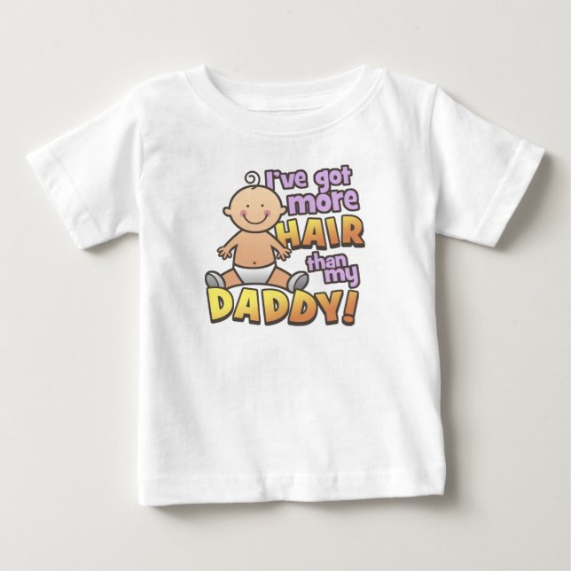 Mehr Haar als Vati-T - Shirts u. Geschenke (Vorderseite)