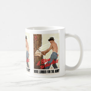 Mehr Holz für die Armee Kaffeetasse