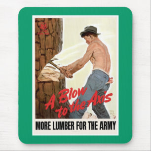 Mehr Holz für die Armee Mousepad