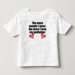 Mehr i-Liebe mein Pate Kleinkind T-shirt
