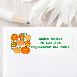 Mehr Jack-o-Lanterns-Label